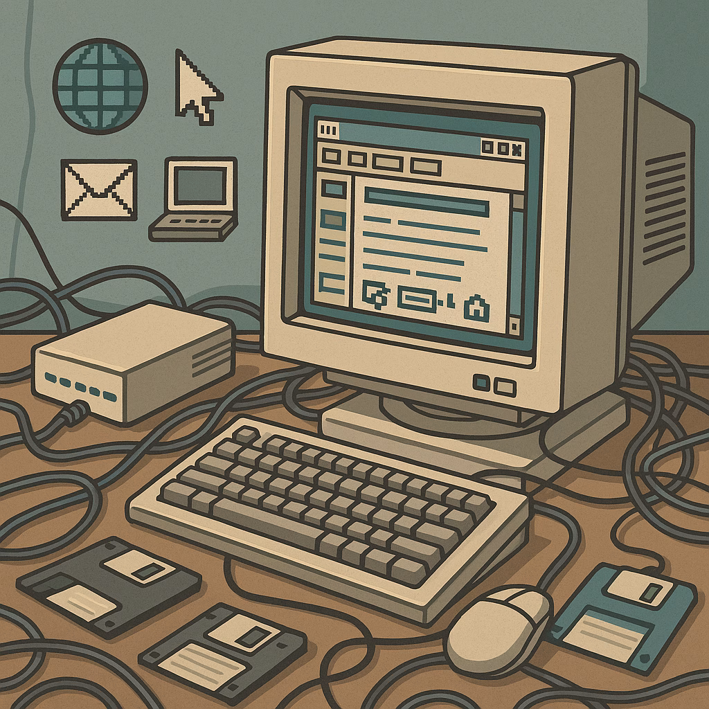 Das Internet der 1990er Jahre: Eine digitale Zeitreise