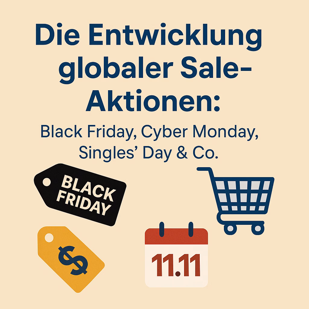 Die Entwicklung globaler Sale-Aktionen: Black Friday, Cyber Monday, Singles’ Day & Co. – Geschichte, Mechanismen, Trends und Auswirkungen auf Handel & Konsumenten