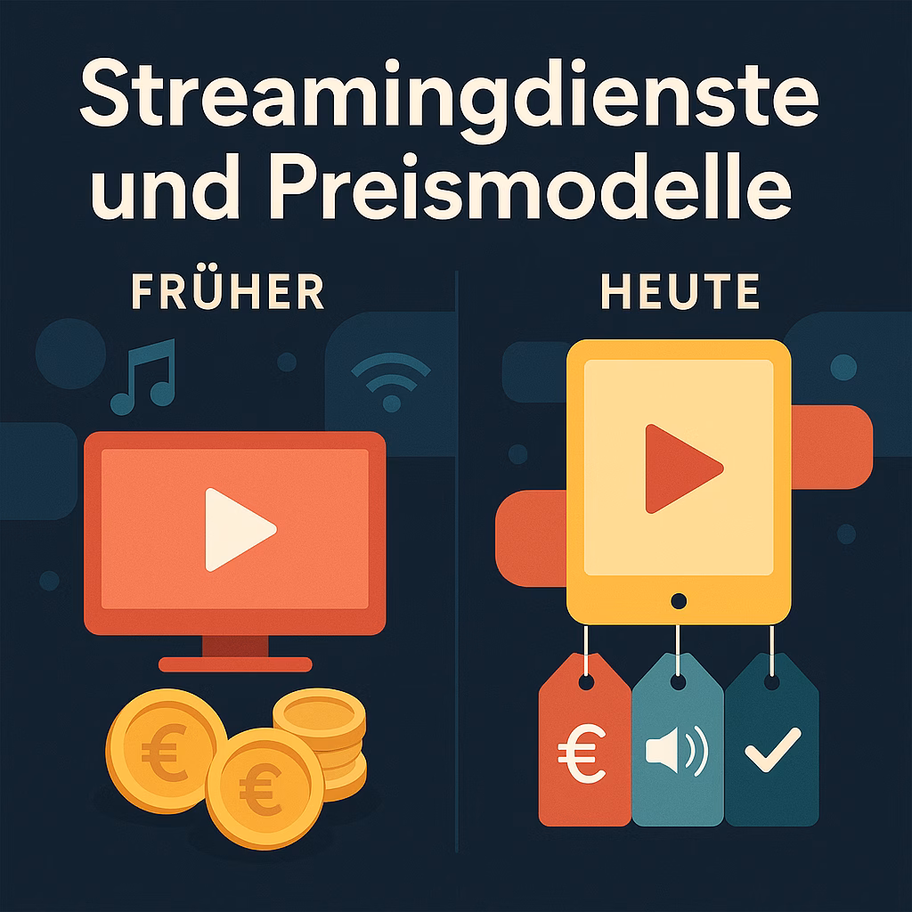 Streamingdienste und deren Preismodelle – Früher und Heute